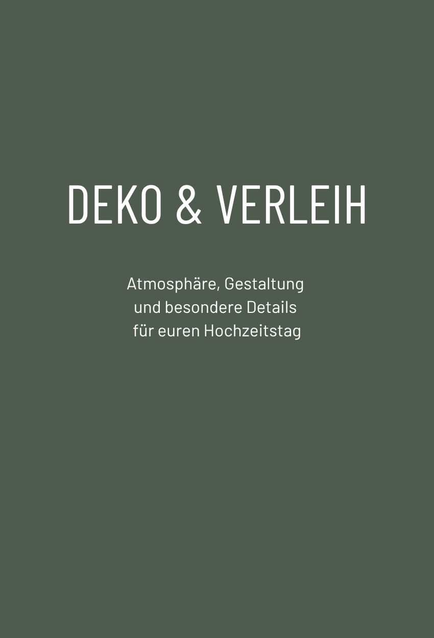 Deko & Verleih