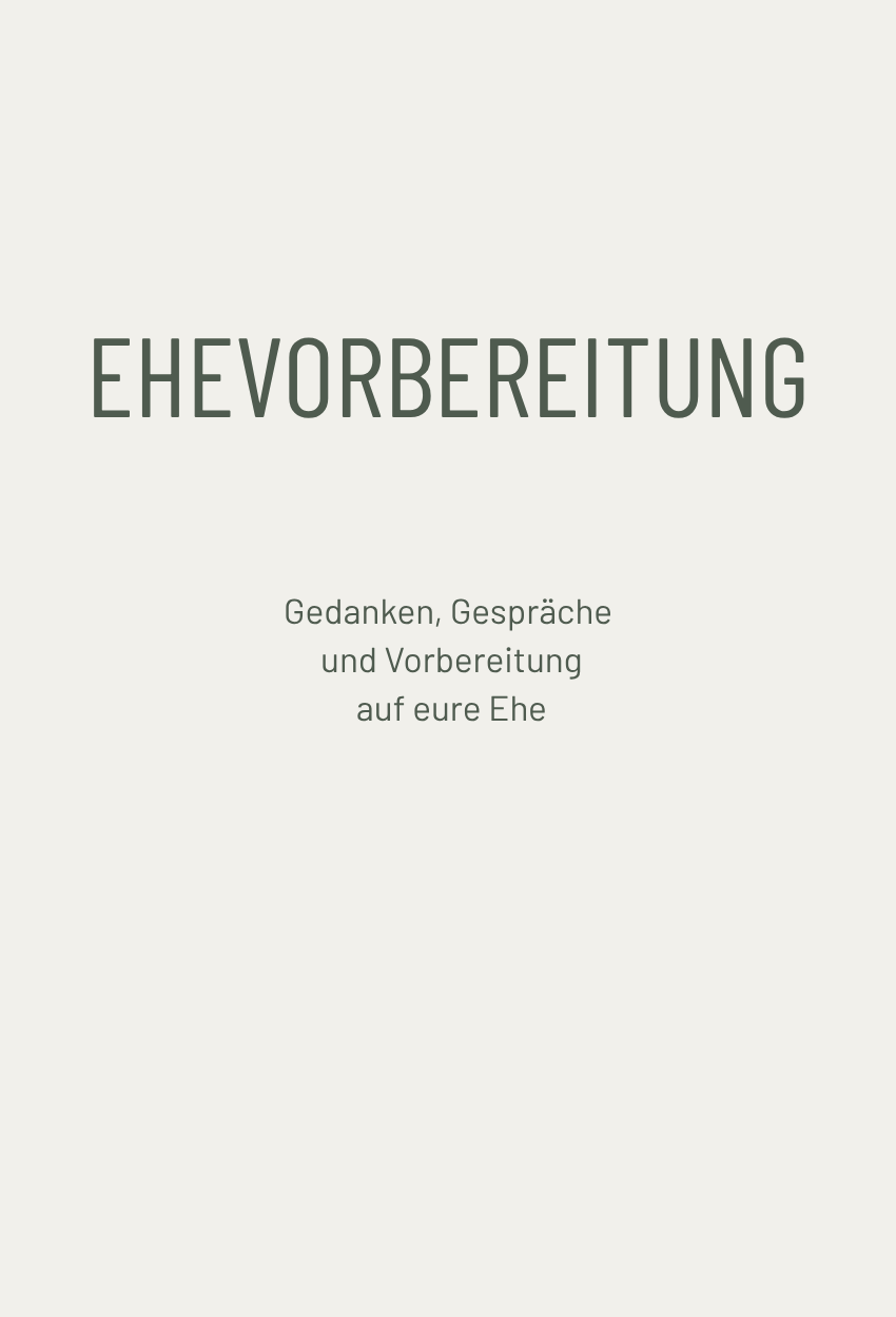 Ehevorbereitung