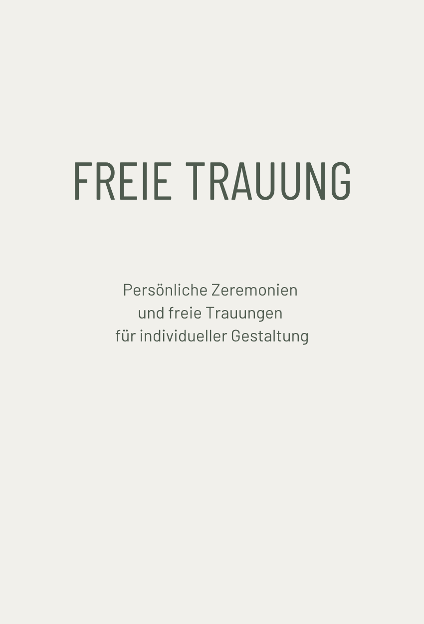 Freie Trauungen