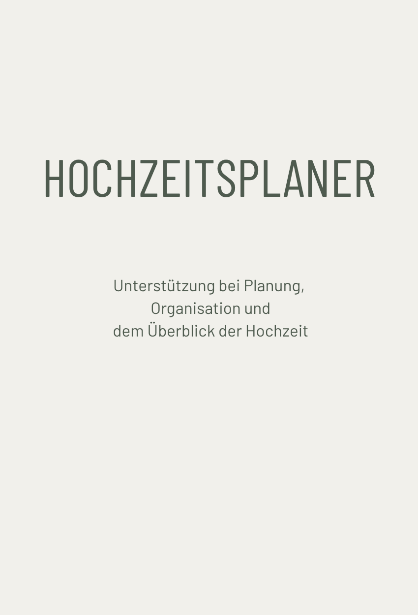 Hochzeitsplaner