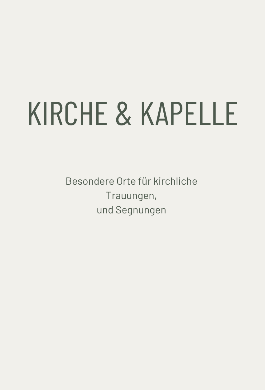 Kirchen & Kapellen