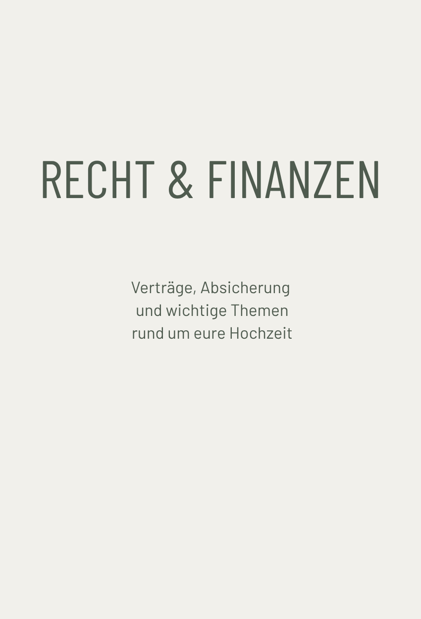 Rechte & Finanzen